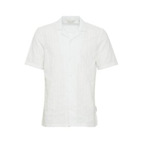 Casual Friday Anton ss Structure Shirt Snow White