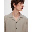 Selected Homme - Loose-Plisse Resort SS Shirt Pure Cashmere