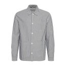 Casual Friday Augusto 0140 Striped Overshirt Navy 