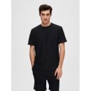Selected Homme - Relax Plisse Tee EX Black 