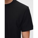 Selected Homme - Relax Plisse Tee EX Black 