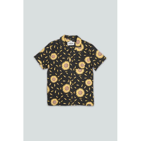 Lakor Sunflower Short Sleeve Shirt Moonless Night
