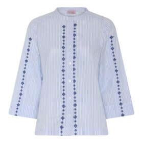 Agenda Gerta Shirt Light Blue Combi