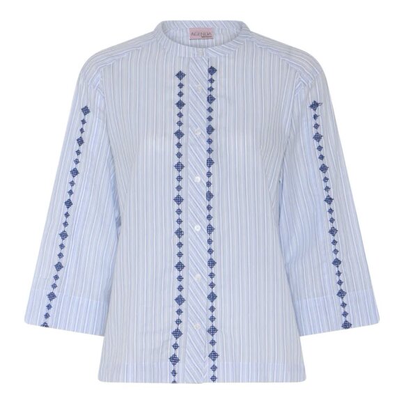 Agenda Gerta Shirt Light Blue Combi