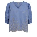 Nümph Nuwiveca SS Blose 705535 Medium Blue Denim