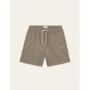 Les Deux Stan Stripe Seersucker Swimshorts Plant Green