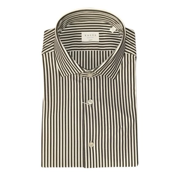 Xacus Active Shirt 81609 558 White/Brown 004