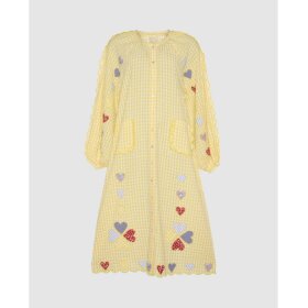 Sissel Edelbo Kamal Dress Yellow Checks