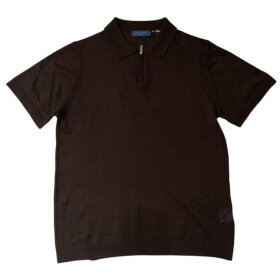 Daniele Fiesoli 2076 Polo Zip 0033 Moro