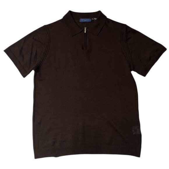Daniele Fiesoli 2076 Polo Zip 0033 Moro