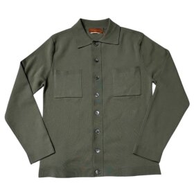 Daniele Fiesoli 2135 Overshirt Tasche 0044 Salvia
