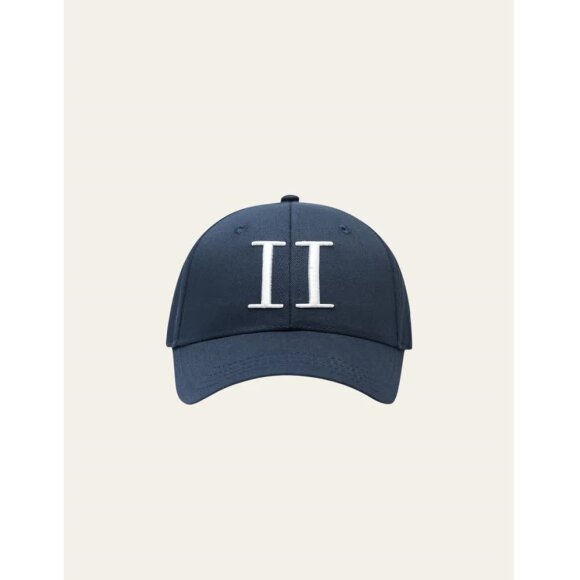 Les Deux Encore Organic Baseball Cap dark navy/white