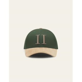 Les Deux Baseball Cap Suede ll dark chive green