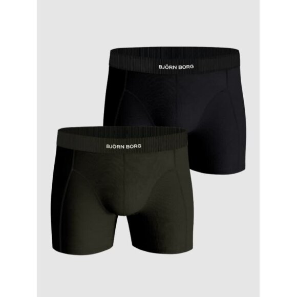 Björn Borg Lyocell Boxer 2p Green/Black