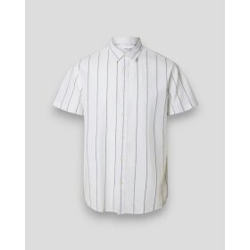 Selected Homme Regular Sun Shirt SS White/wide stripe