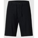 Regular brody linen shorts Black