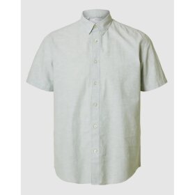 Selected Regular Sun Shirt SS Iceberg Green