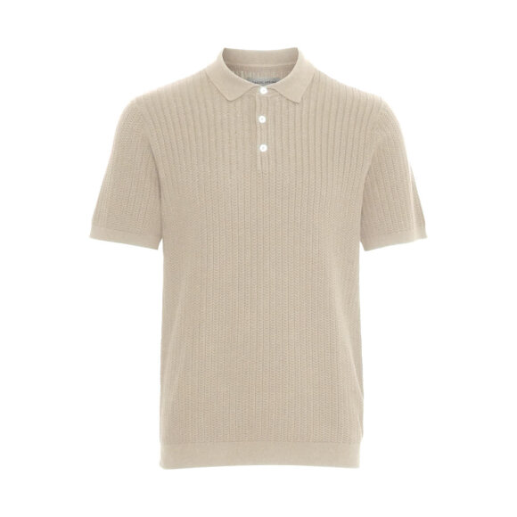 Casual Friday Karl Structured Polo Knit Plaza Taupe
