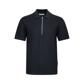 Casual Friday Joe Structured Polo Knit Dark Navy