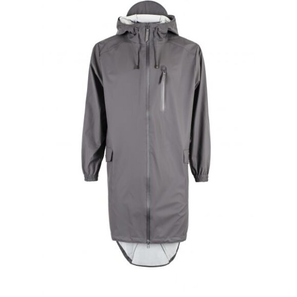 Grå Rains Parka Regnjakke