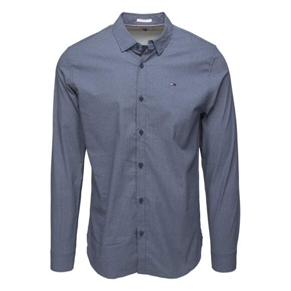 Tommy Jeans - Hilfiger skjorte micro print
