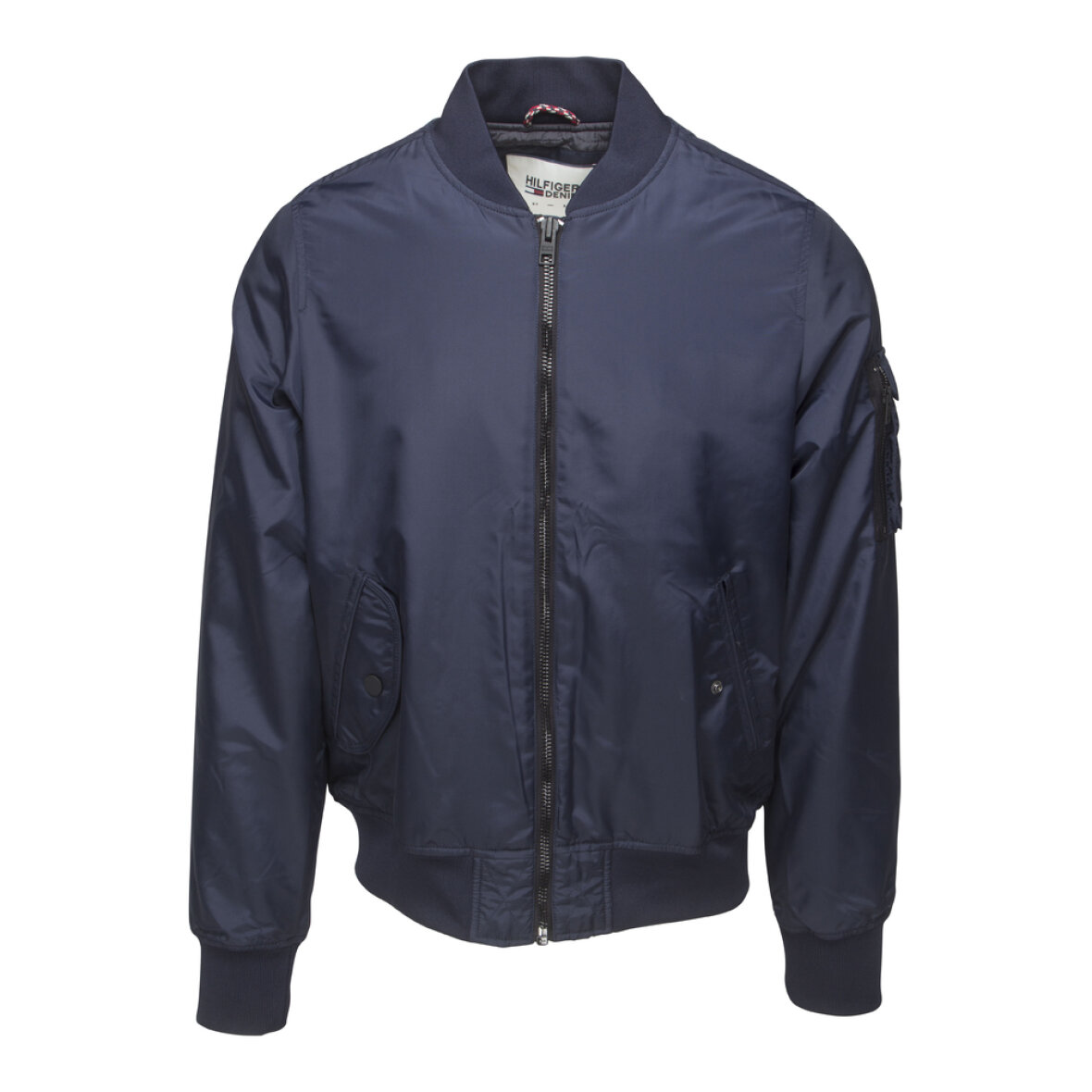 Tommy Jeans Hilfiger Tape Bomber jakke navy - online nu