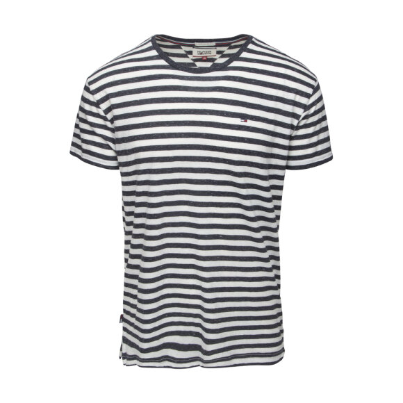 Tommy Jeans - Stribet Hilfiger Denim t-shirt