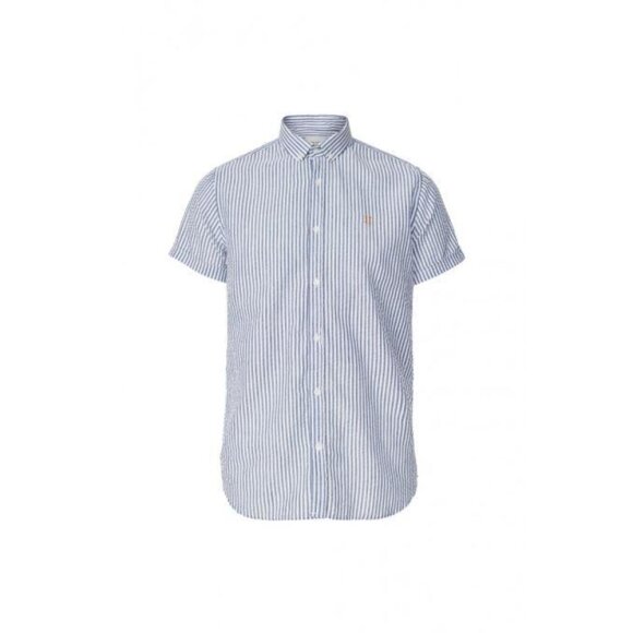 les Deux - Les Deux Skjorte Navy/white