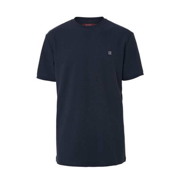 Sanktion kig ind Geometri les Deux Les Deux t-shirt pique navy - Shop online nu