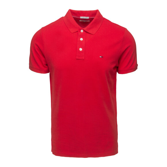 Tommy Jeans - Hilfiger Denim Basic Polo Rød