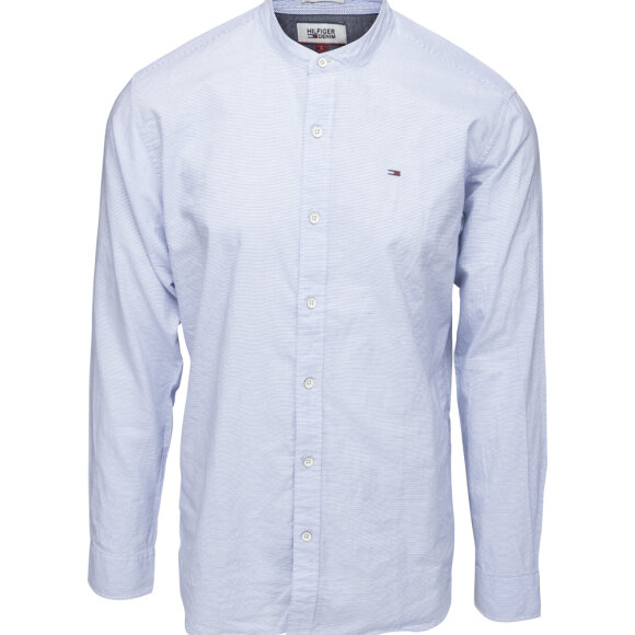 Tommy Jeans - Hilfiger Stribet Skjorte blå
