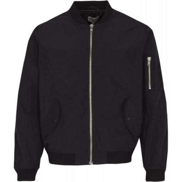 Just Junkies - Black Cornelius Bomber Jacket Just Junkies - Black Cornelius Bomber Jacket