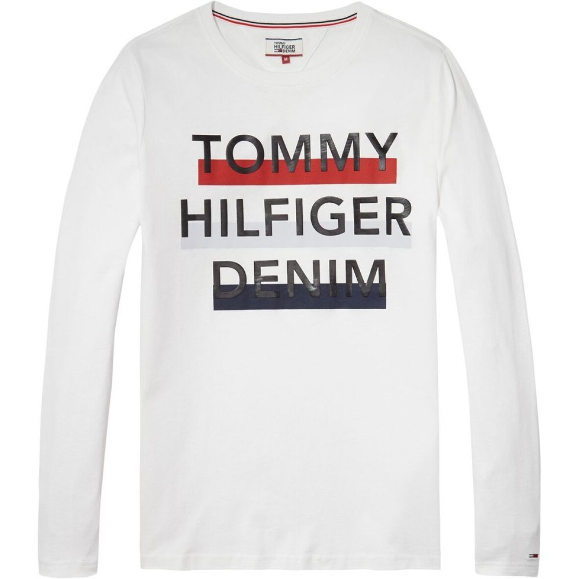Øde Resonate akse Tommy Jeans langærmet t-shirt hilfiger - Shop online nu