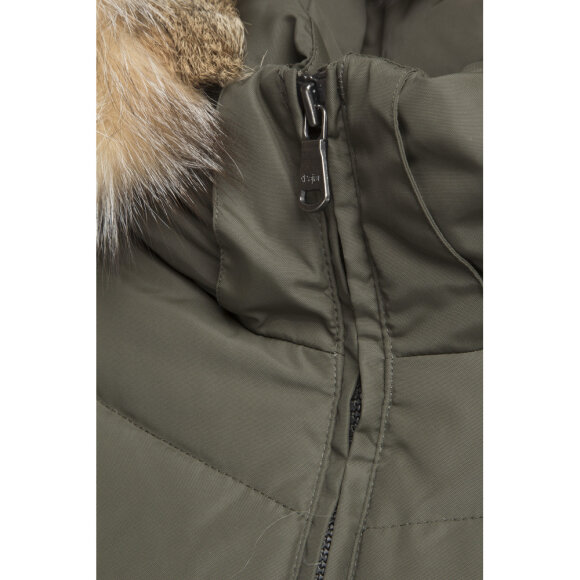 Miljøvenlig Legeme Tredje pajar Pajar Brooklyn long length jacket army - Shop online nu